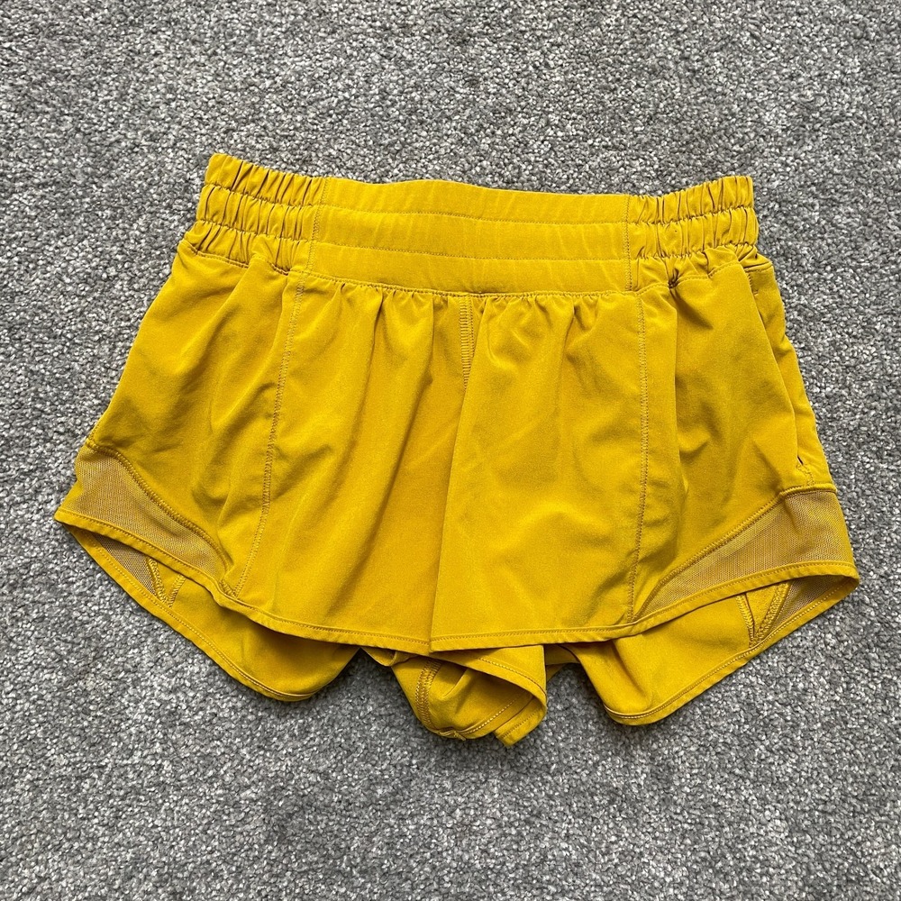 lululemon athletica Yellow Athletic Shorts